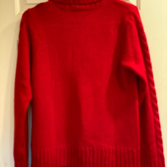 Beautiful red, cardigan from St. John’s Bay. Perfect for the Holidays! - Picture 2 of 4